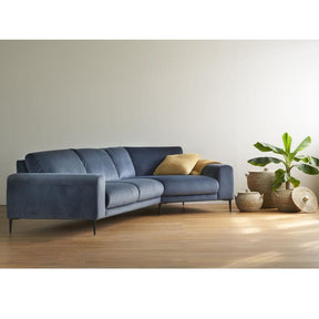 Luonto Joy Loveseat & Corner Sectional Sofa in room.