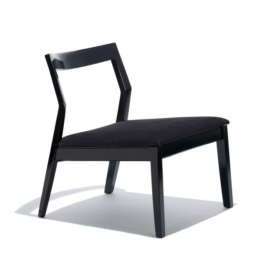 Marc Krusin Lounge Chair Armless Black Knoll