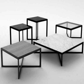 Marc Krusin Table Collection Black and White Knoll