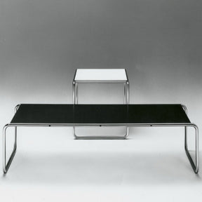 Marcel Breuer Laccio Tables Black and White Original Knoll