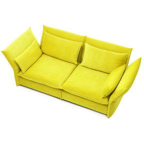 Yellow Mariposa Sofa Aerial View Barber Osgerby for Vitra