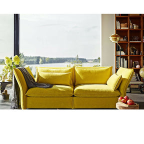 Yellow Mariposa Sofa in Room Barber & Osgerby for Vitra