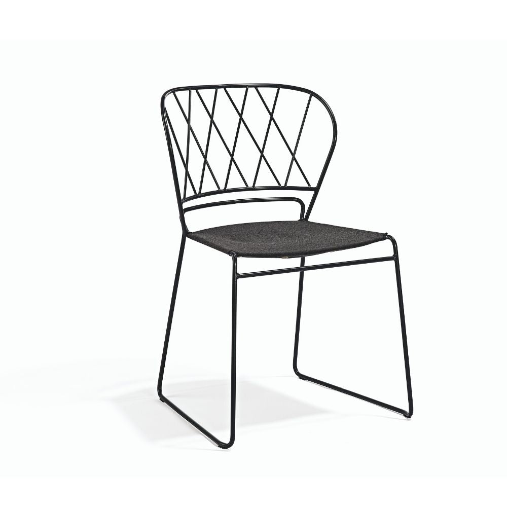 Resö Chair with Sunbrella Sling Seat by Matilda Lindblom for Skargaarden