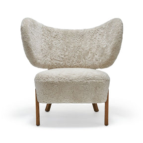 Mazo TMBO Lounge Chair Moonlight Sheepskin Front