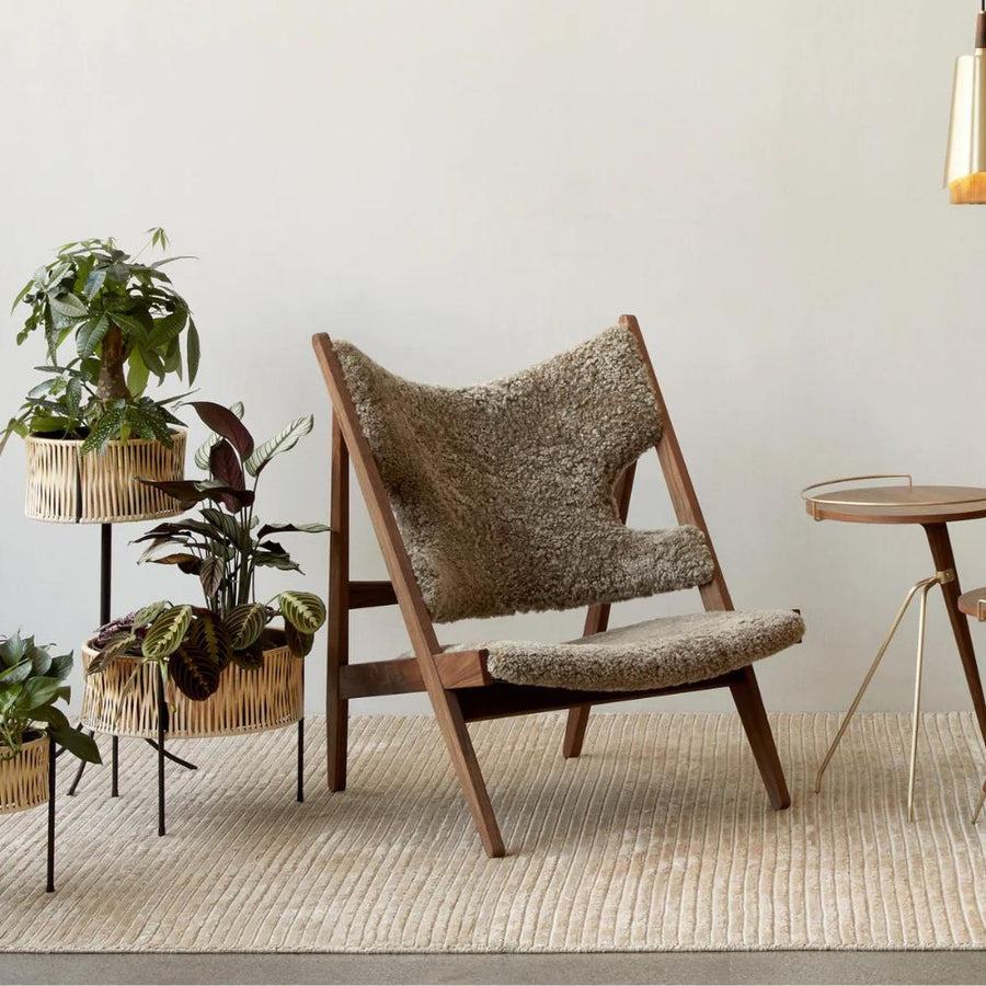 Menu | Knitting Chair - Sheepskin | Ib Kofod-Larsen