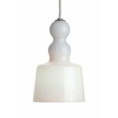Glazed White Murano Glass
