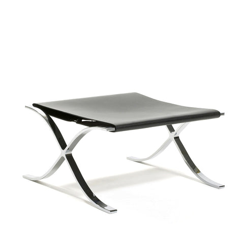 Knoll Barcelona Stool with Cowhide Sling