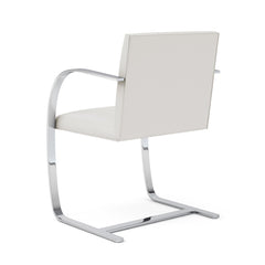 Mies van der Rohe Flat Bar Chair White Back Knoll