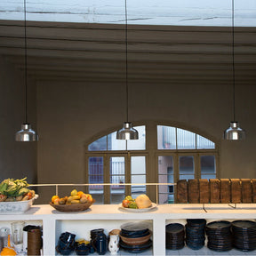 Miguel Milá M64 Suspension Lamps in Kitchen by Santa & Cole