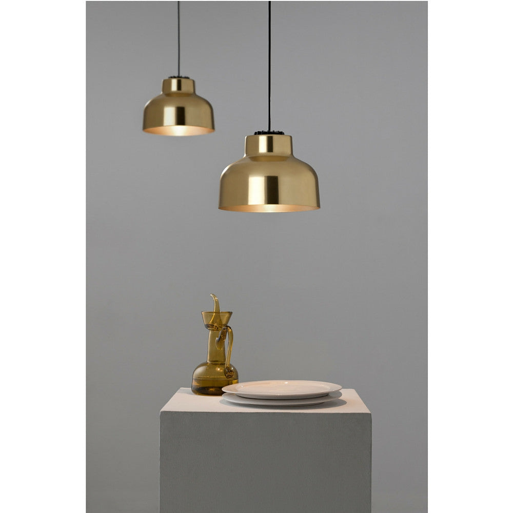 Miguel Milá M64 Polished Brass Suspension Lamps in Composition by Santa & Cole