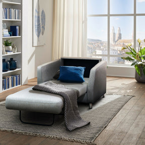 Monika Lounge Chair Sleeper with Fun 496 Fabric