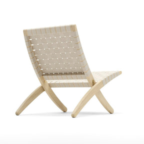 Morten Gottler Cuba Chair Light Cotton Natural Oak Back Carl Hansen & Son