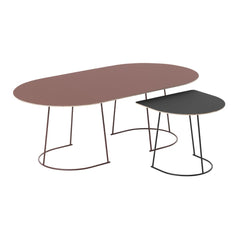 Muuto Airy Coffee Tables Full and Half Size by Cecilie Manz