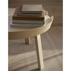 muuto around coffee table large with books