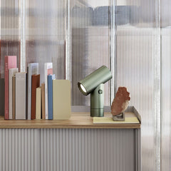 Muuto Beam Table Lamp with the Enfold Sideboard
