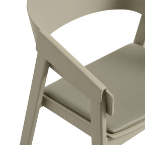 Muuto Cover Armchair by Thomas Bentzen Dark Beige Detail