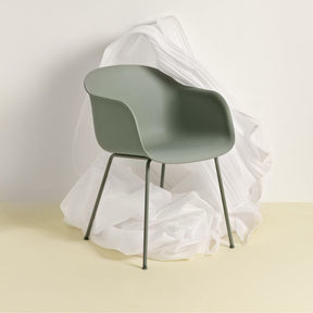 Muuto Fiber Armchair - Tube Base by Iskos-Berlin