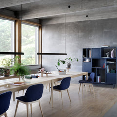 Muuto Fiber Side Chairs - Wood Base by Iskos Berlin