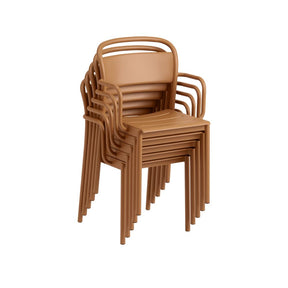Stackable Muuto Linear Steel Armchairs by Thomas Bentzen