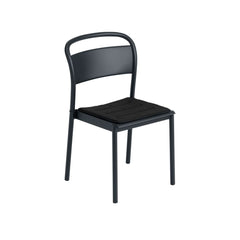 Muuto Linear Steel Side Chair with Cushion by Thomas Bentzen
