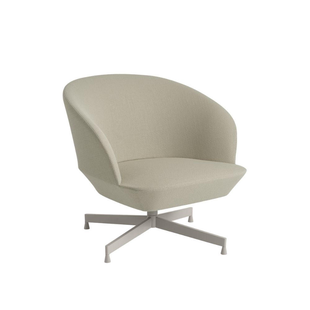 Muuto Oslo Lounge Chair - Swivel Base by Anderssen & Voll