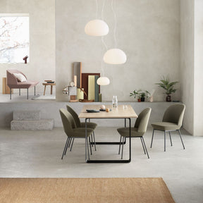 Muuto Oslo Side Chairs by with the 70/70 Dining Table