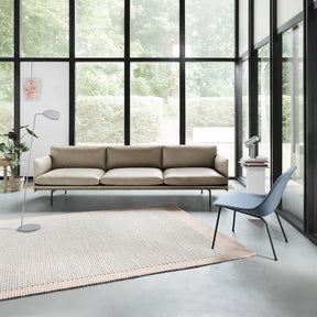 Muuto Outline 3-1/2 Seater Sofa with Fiber Lounge Chair