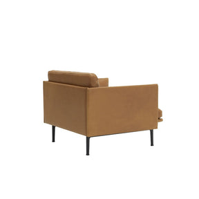 Muuto Outline Chair Refine Leather Cognac Back