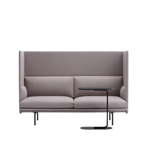 Muuto Relate Side Table with Outline Highback Sofa