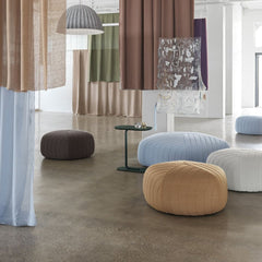 Muuto Relate Side Table with Five Poufs
