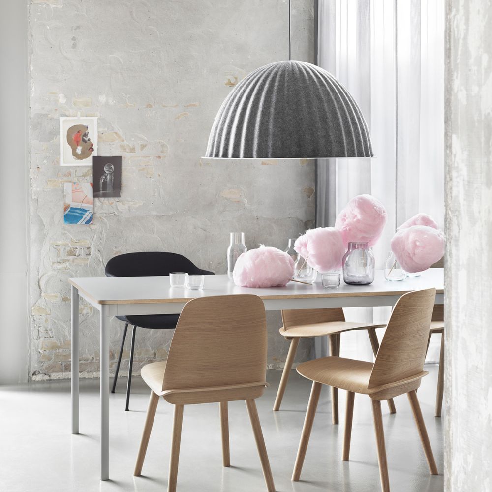 Muuto Under The Bell Pendant with Nerd Chairs