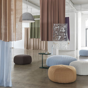Muuto Under The Bell Pendant with Five Poufs
