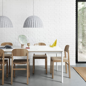 Muuto Under The Bell Pendants with Workshop Chairs