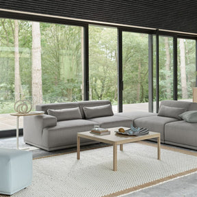 Muuto Workshop Square Coffee Table with Connect Soft Sofa