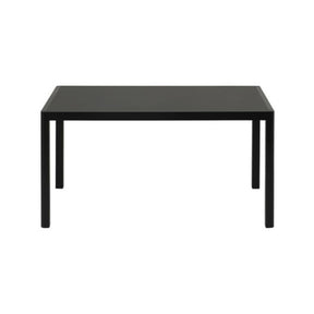 Muuto Workshop Table 55" Square Black Linoleum Top Black Oak Frame