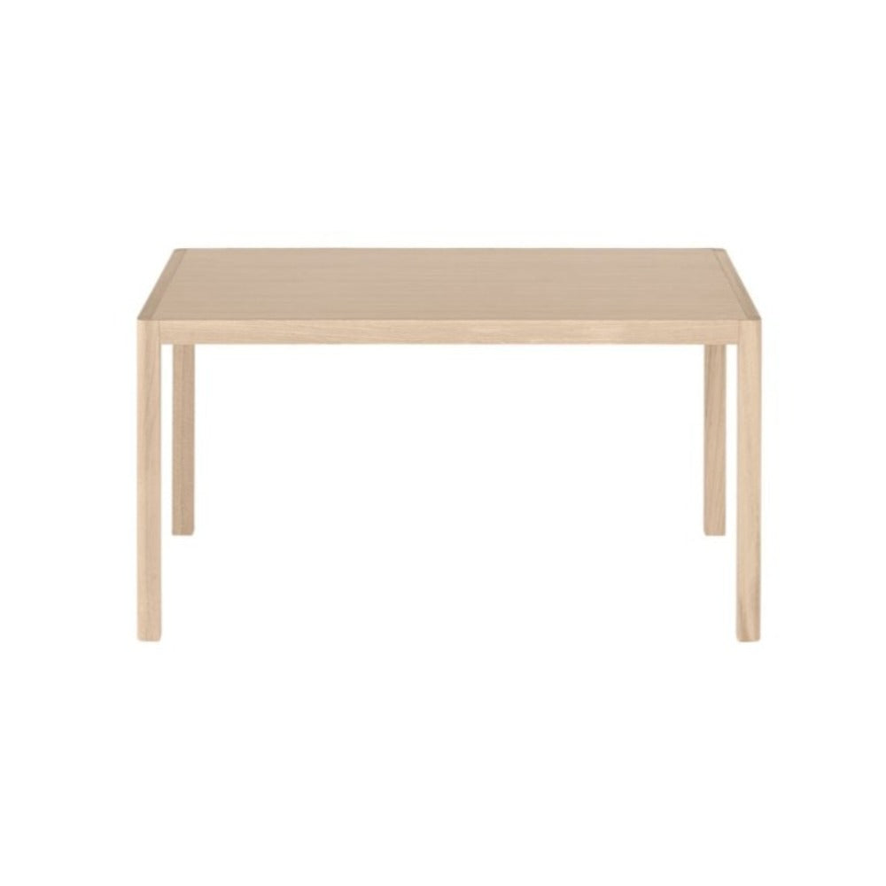 Muuto Workshop Table 55" Oak Veneer Top Solid Oak Frame Front