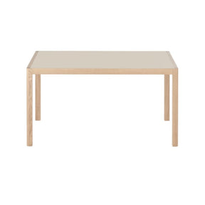 Muuto Workshop Table 55" Warm Grey Linoleum with Oak Frame