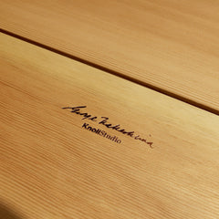 George Nakashima's Signature and KnollStudio Logo