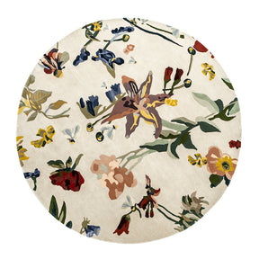 Nanimarquina Flora Promenade Circular Rug by Santi Moix