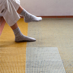 nanimarquina Haze 1 rug yellow detail