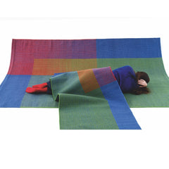 nanimarquina Haze 2 runner and rug in bright colors styled