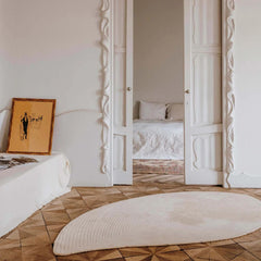 Nanimarquina Quill Rug by Tao Namura in Bedroom Vestibule