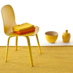 Nanimarquina Tatami Rug Yellow In Room with Chair