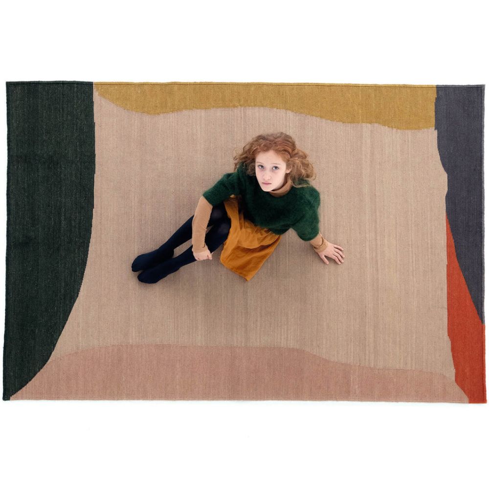 nanimarquina Tones Kilim 3 with Young Girl