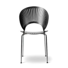 Trinidad Chair by Nanna Ditzel for Fredericia in Black Ash with Chrome Frame