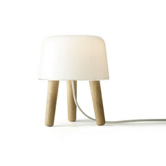 Norm Architects Milk Table Lamp with White Cord &Tradition Copenhagen