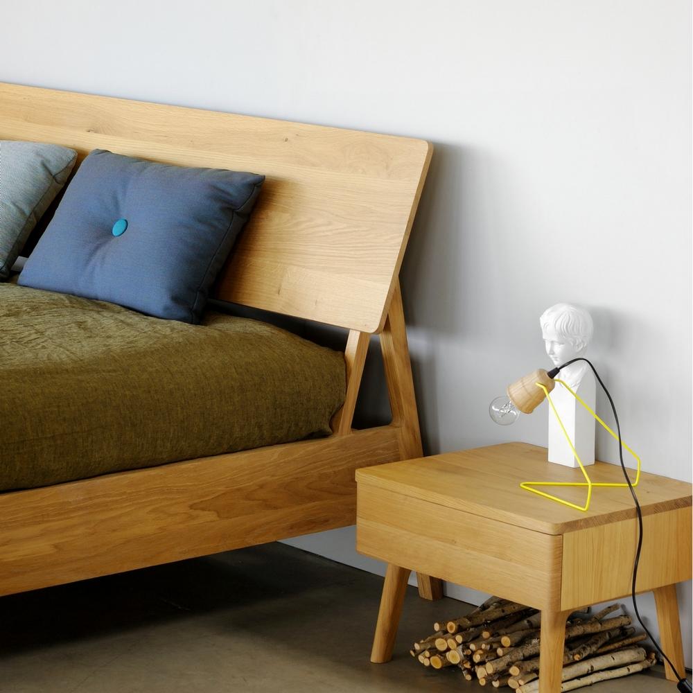 Oak Air Bedside Table by the Oak Air Bed by Ethnicraft