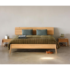 Oak Air Bed with Oak Air Bedside Tables from Ethnicraft