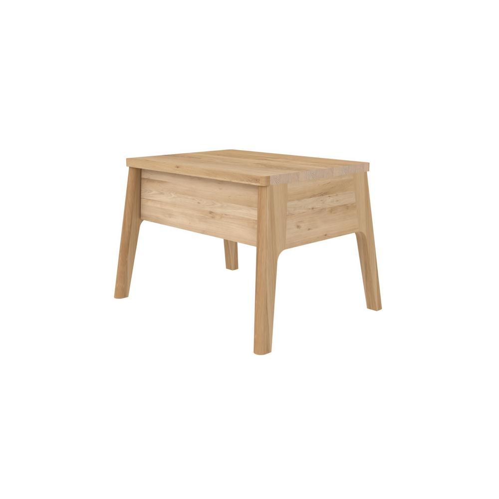 Oak Air Bedside Table with One Drawer by Ethnicraft