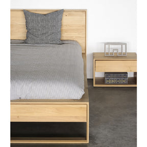 Ethnicraft Oak Nordic II Bed in room